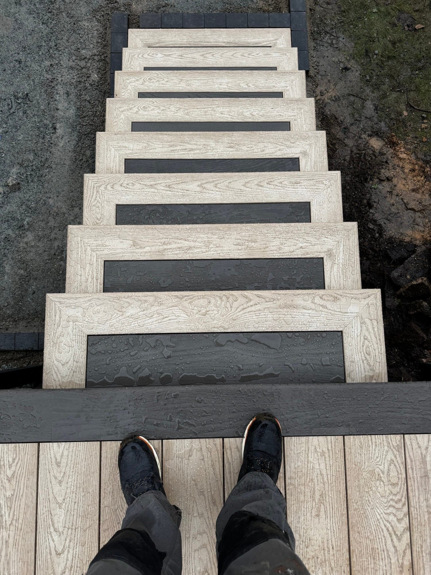 Decking installation project