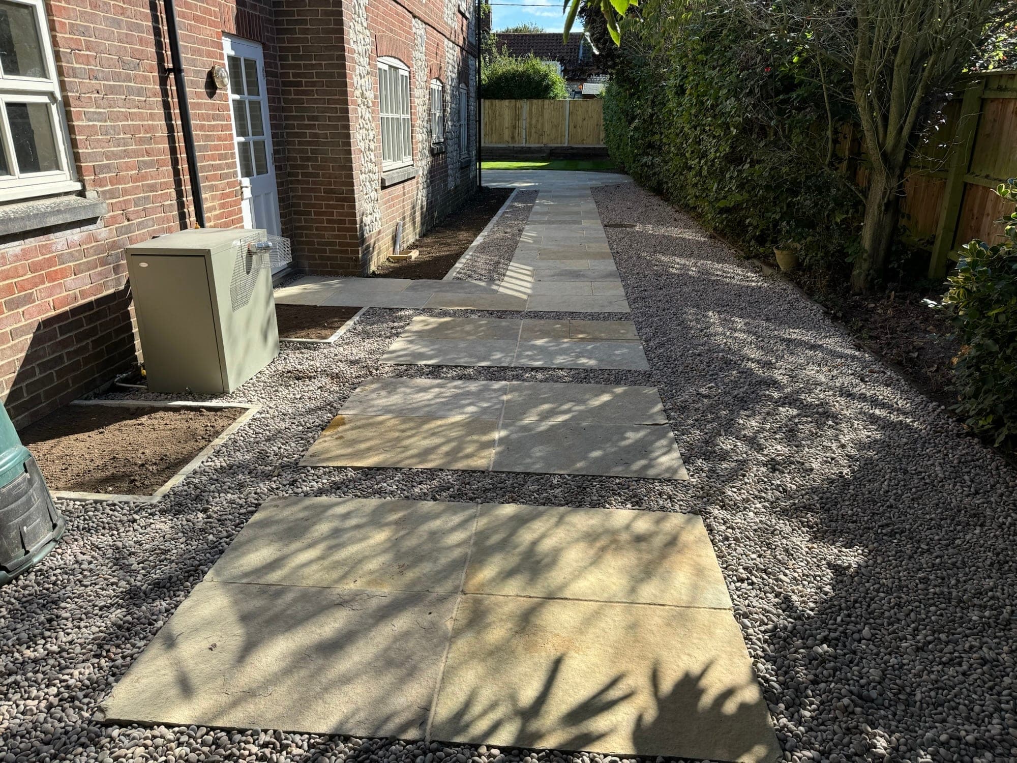 Low-maintenance gravel garden Suffolk Norfolk