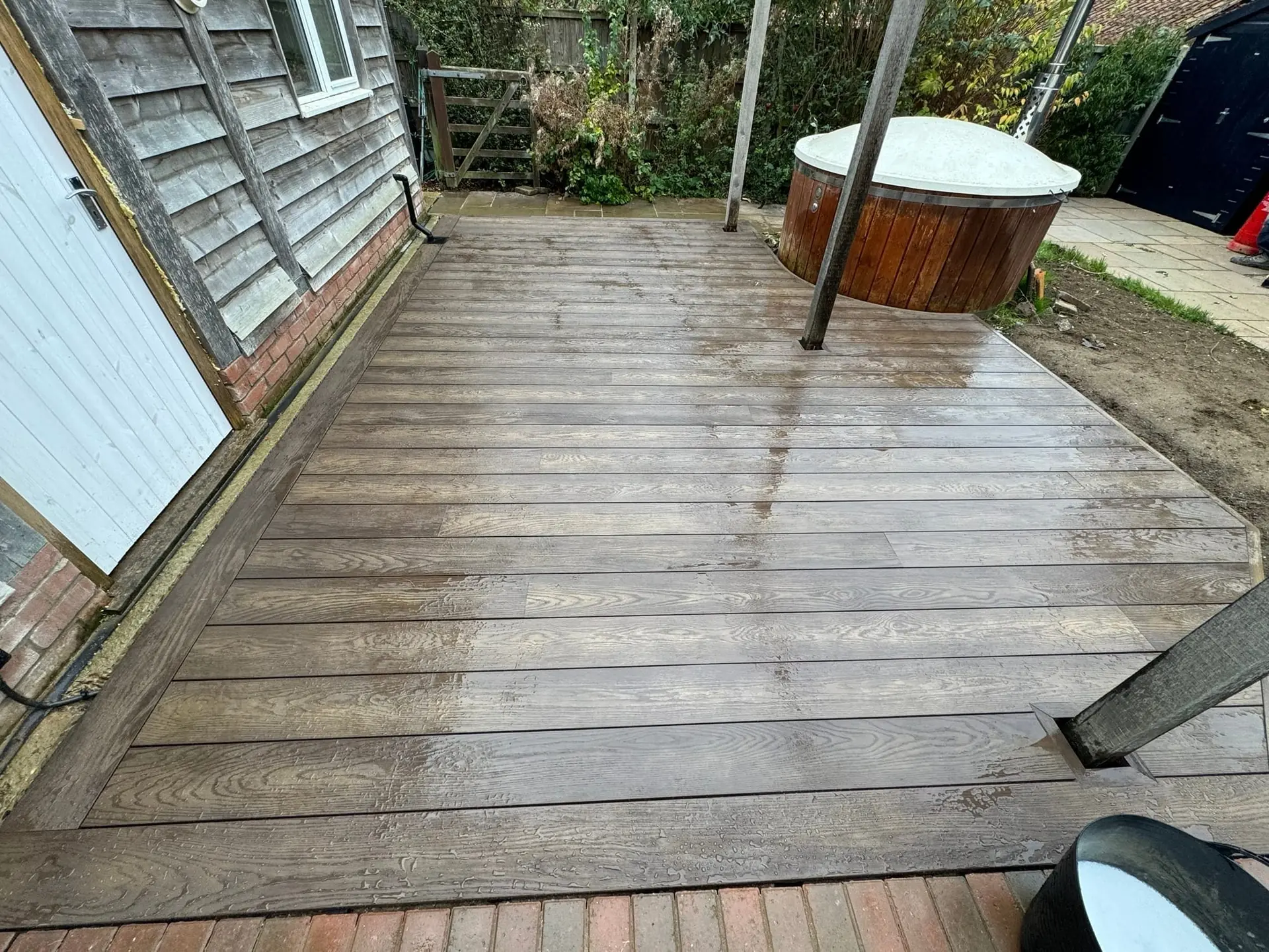 Millboard decking garden