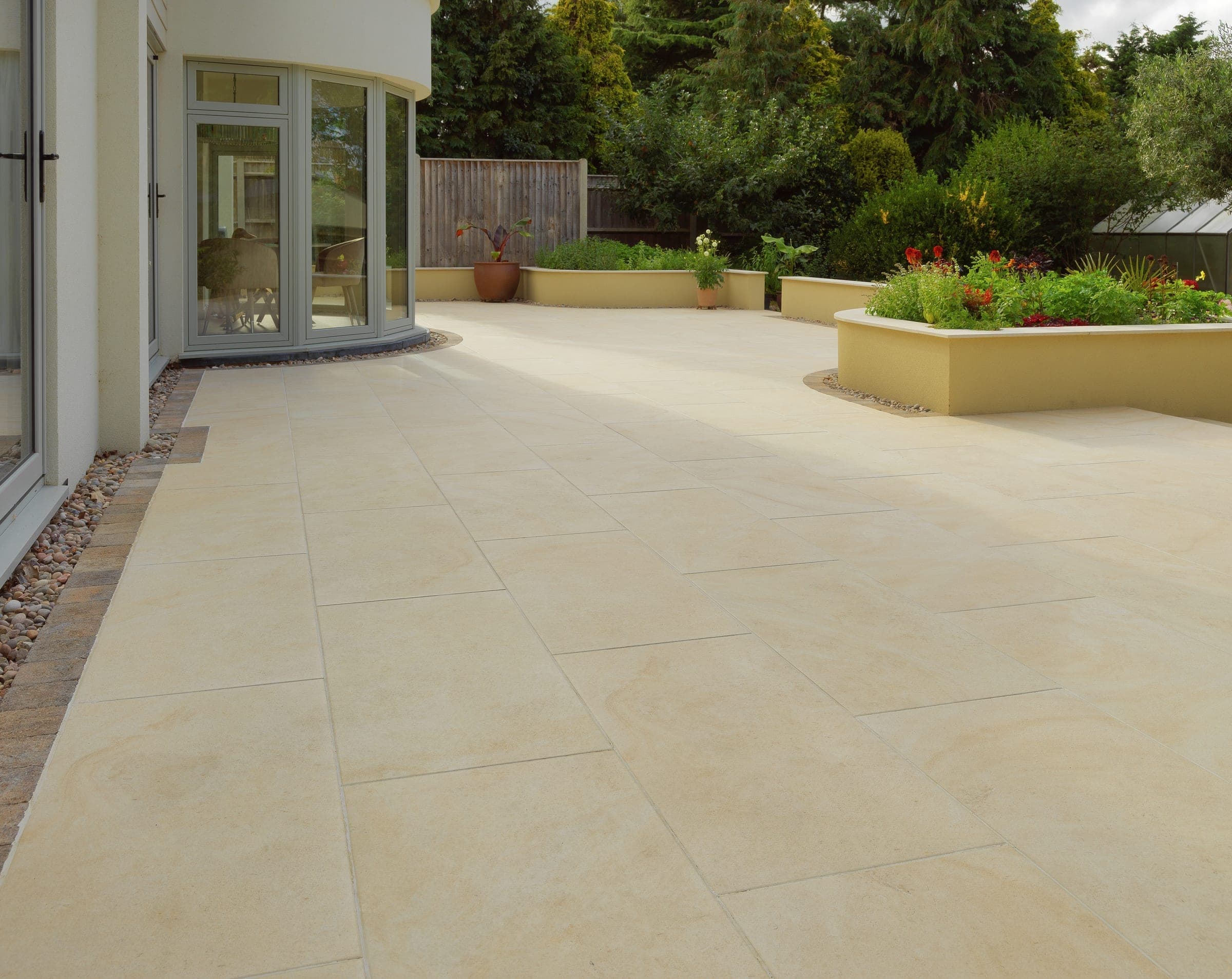 Award-winning Pavestone patio, Burgh Castle — Award-winning garden design Norfolk and Suffolk